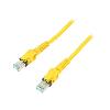 Cable - Adaptateur Reseau - Telephonie Cable reseau RJ45 male S-FTP Cat 6a jaune - 20m