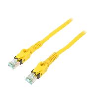 Cable - Adaptateur Reseau - Telephonie Cable reseau RJ45 male S-FTP Cat 6a jaune - 2m