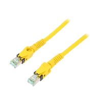 Cable - Adaptateur Reseau - Telephonie Cable reseau RJ45 male S-FTP Cat 6a jaune - 5m