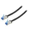 Cable - Adaptateur Reseau - Telephonie Cable reseau RJ45 male S-FTP Cat 6a noir - 15m