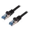 Cable - Adaptateur Reseau - Telephonie Cable reseau RJ45 male S-FTP Cat 6a noir- 20m