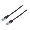 Cable - Adaptateur Reseau - Telephonie Cable reseau RJ45 male S-FTP Cat 6a noir- 30m