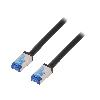Cable - Adaptateur Reseau - Telephonie Cable reseau RJ45 male S-FTP Cat 6a noir - 50m