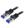 Cable - Adaptateur Reseau - Telephonie Cable reseau RJ45 male S-FTP Cat 6a noir- 5m