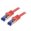 Cable - Adaptateur Reseau - Telephonie Cable reseau RJ45 male S-FTP Cat 6a rouge- 10m