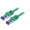Cable - Adaptateur Reseau - Telephonie Cable reseau RJ45 male S-FTP Cat 6a vert - 0.25m