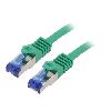 Cable - Adaptateur Reseau - Telephonie Cable reseau RJ45 male S-FTP Cat 6a vert- 1.5m