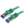 Cable - Adaptateur Reseau - Telephonie Cable reseau RJ45 male S-FTP Cat 6a vert- 1m