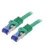 Cable - Adaptateur Reseau - Telephonie Cable reseau RJ45 male S-FTP Cat 6a vert- 2m