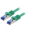 Cable - Adaptateur Reseau - Telephonie Cable reseau RJ45 male S-FTP Cat 6a vert- 3m