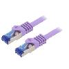 Cable - Adaptateur Reseau - Telephonie Cable reseau RJ45 male S-FTP Cat 6a violet - 0.25m