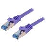 Cable - Adaptateur Reseau - Telephonie Cable reseau RJ45 male S-FTP Cat 6a violet - 2m