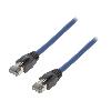 Cable - Adaptateur Reseau - Telephonie Cable reseau RJ45 male S-FTP Cat 8.1 bleu- 5m