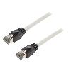 Cable - Adaptateur Reseau - Telephonie Cable reseau RJ45 male S-FTP Cat 8.1 gris- 0.5m