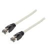 Cable - Adaptateur Reseau - Telephonie Cable reseau RJ45 male S-FTP Cat 8.1 gris- 10m