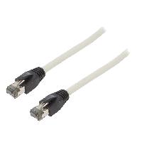 Cable - Adaptateur Reseau - Telephonie Cable reseau RJ45 male S-FTP Cat 8.1 gris- 10m