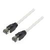 Cable - Adaptateur Reseau - Telephonie Cable reseau RJ45 male S-FTP Cat 8.1 gris- 2m