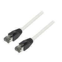 Cable - Adaptateur Reseau - Telephonie Cable reseau RJ45 male S-FTP Cat 8.1 gris- 2m