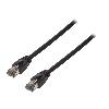 Cable - Adaptateur Reseau - Telephonie Cable reseau RJ45 male S-FTP Cat 8.1 noir- 15m