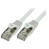 Cable - Adaptateur Reseau - Telephonie Cable reseau RJ45 male SF-UTP Cat.5e gris- 15m