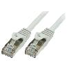 Cable - Adaptateur Reseau - Telephonie Cable reseau RJ45 male SF-UTP Cat.5e gris- 2m