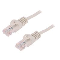 Cable - Adaptateur Reseau - Telephonie Cable reseau RJ45 male U-UTP Cat.5e gris- 1.5m