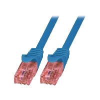 Cable - Adaptateur Reseau - Telephonie Cable reseau RJ45 male U-UTP Cat 6 bleu- 1.5m Cable - Adaptateur Reseau - Telephonie Cable reseau RJ45 male U-UTP Cat 6 bleu- 1.5m