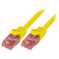 Cable - Adaptateur Reseau - Telephonie Cable reseau RJ45 male U-UTP Cat 6 jaune - 5m Cable - Adaptateur Reseau - Telephonie Cable reseau RJ45 male U-UTP Cat 6 jaune - 5m