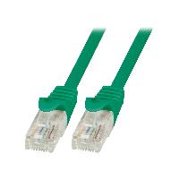 Cable - Adaptateur Reseau - Telephonie Cable reseau RJ45 male U-UTP Cat.6 vert- 1.5m