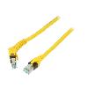 Cable - Adaptateur Reseau - Telephonie Cable reseau RJ45 Prise male SFTP Cat 6 jaune 2m - 1 prise RJ45 mobile