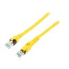 Cable - Adaptateur Reseau - Telephonie Cable reseau RJ45 Prise male SFTP Cat 6 jaune 3m - 1 prise RJ45 mobile