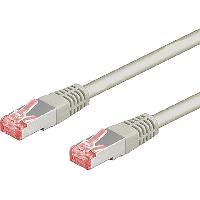 Cable - Adaptateur Reseau - Telephonie Cable RJ45 cat.6 blinde SFTP 3M - Transparent