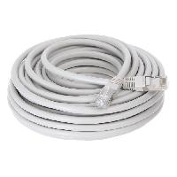 Cable - Adaptateur Reseau - Telephonie Cable RJ45 CONTINENTAL EDISON cat.6 blinde FTP 15m