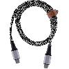 Cable - Adaptateur Reseau - Telephonie Cable Usb-C-Usb-C 1.5m Gris Sideral Tnb x6