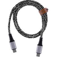 Cable - Adaptateur Reseau - Telephonie Cable Usb-C-Usb-C 1.5m Gris Sideral Tnb x6