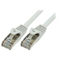 Cable - Adaptateur Reseau - Telephonie Cordon de raccordement F-UTP Cat.5e gris - 0.25m
