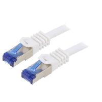 Cable - Adaptateur Reseau - Telephonie Cordon de raccordement S-FTP Cat.6a blanc - 1.5m