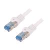 Cable - Adaptateur Reseau - Telephonie Cordon de raccordement S-FTP Cat.6a blanc - 1.5m