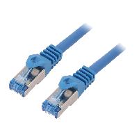 Cable - Adaptateur Reseau - Telephonie Cordon de raccordement S-FTP Cat.6a bleu - 1.5m