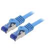 Cable - Adaptateur Reseau - Telephonie Cordon de raccordement S-FTP Cat.6a bleu - 3m