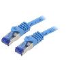 Cable - Adaptateur Reseau - Telephonie Cordon de raccordement S-FTP Cat.6a bleu - 5m