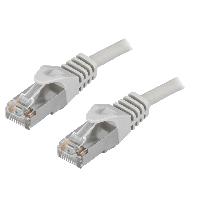 Cable - Adaptateur Reseau - Telephonie Cordon raccordement F-UTP Cat.5e Gris - 3m