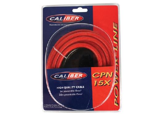 Cable alimentation 15mm2 - 5m Rouge - 0.8m Noir