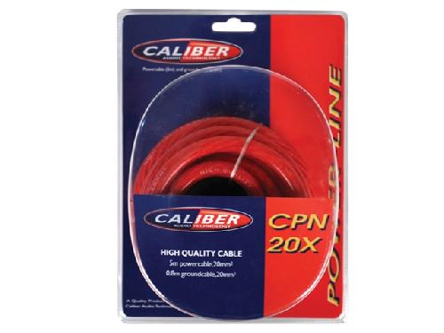 Cable alimentation 20mm2 - 5m Rouge - 0.8m Noir