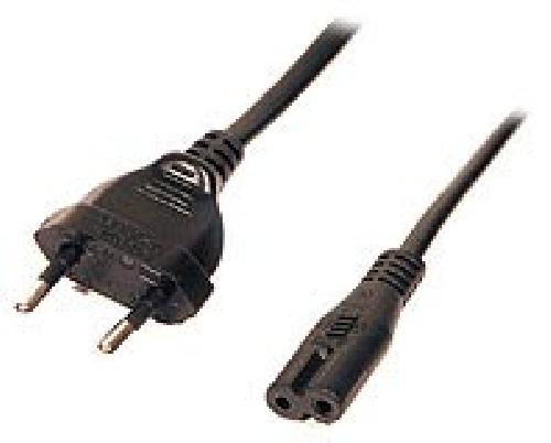 Cable D'alimentation Cable Alimentation 220V bipolaire - sans terre - 1.5m