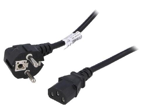 Cable D'alimentation Cable alimentation angulaire vers C13 femelle 1.5m noir