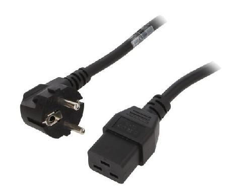 Cable D'alimentation Cable alimentation angulaire vers C19 femelle 2.5m