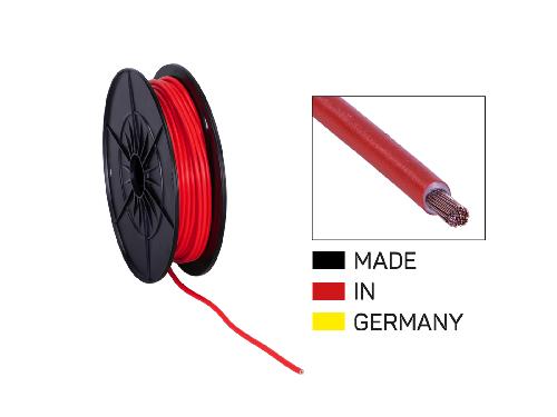 Cables Alimentation Cable alimentation FLY 4.0 mm2 rouge - Bobine de 25 m