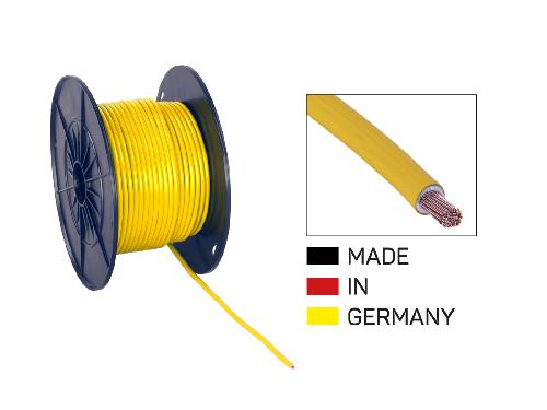 Cables Alimentation Cable alimentation FLY 4.0mm2 bobine jaune 50 m