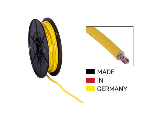 Cables Alimentation Cable alimentation FLY 4.0mm2 jaune bobine 25 m